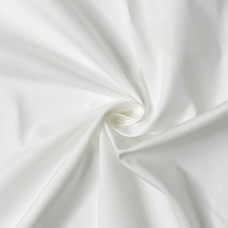 Blended Poplin White