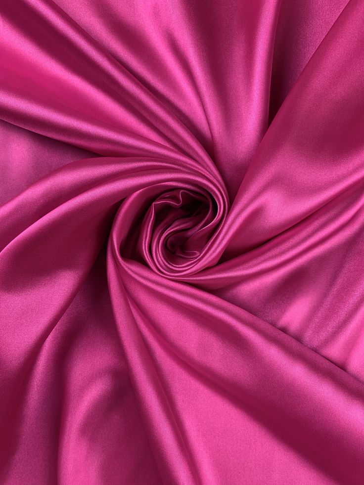 Fabric: Premium Satin Touch Shirt.  Color hot pink